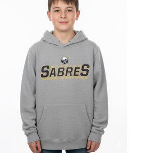 Boy's Buffalo Sabres Hoodie Size 10/12 NWT